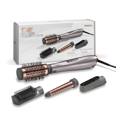 28. Suszarko-lokówka do włosów Babyliss AS136E (1000W; kolor złoty)