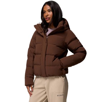 2. Columbia Amaze Puff Hooded Jacket 2133714256 Brązowe L