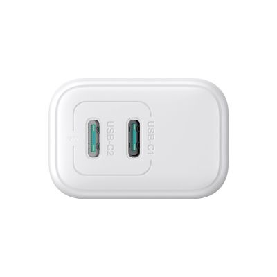 6. Ładowarka Joyroom JR-TCF12 sieciowa 2x USB-C 20W PD / QC 3.0 - biała