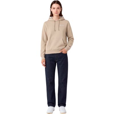 5. Bluza damska Champion Hoodie Sweatshirt beżowa 118404 MS041