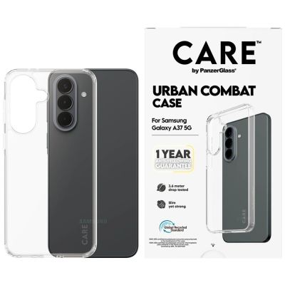 2. Etui CARE by PanzerGlass Flagship Urban Combat na Samsung Galaxy A37 - przezroczyste