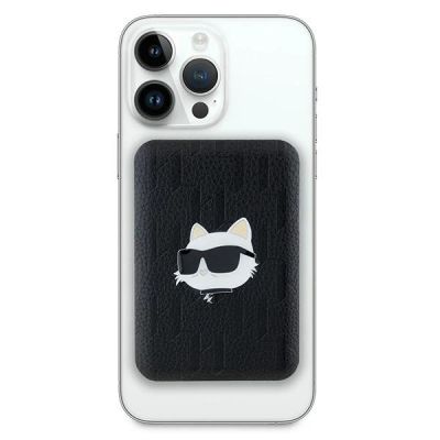2. Powerbank Karl Lagerfeld Choupette Head Pin MagSafe indukcyjny 5000mAh 16W - czarny