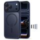 2. Etui Tech-Protect Magpeak Magsafe CC na iPhone 17 Pro Max - granatowy mat