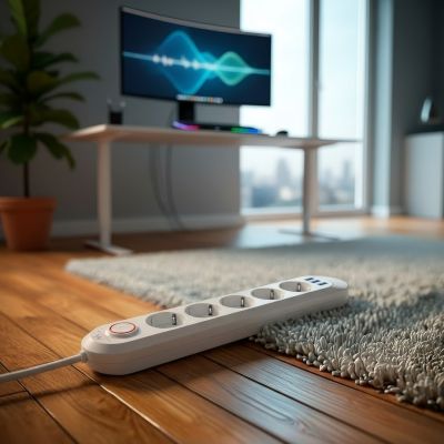 14. MACLEAN LISTWA ZASILAJĄCA PRZEDŁUŻACZ5 GNIAZD + 3XUSB, 110-240V AC 50/60HZ, 2.1A MAX 2500W, 1,5M, BIAŁA MCE395 W