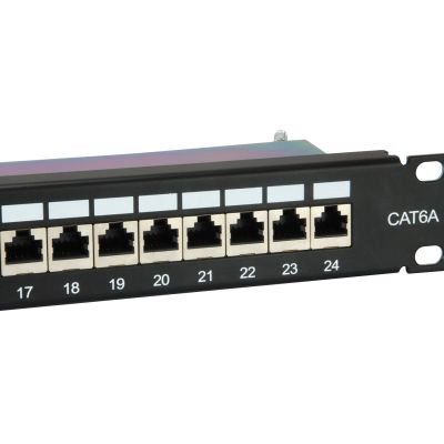 4. equip Pro - Panel krosowy - CAT 6a - RJ-45 X 24 - 1U - 48,3 cm (19")