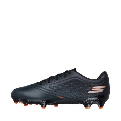 4. Buty piłkarskie Skechers Razor 1.5 Academy FG czarno-pomarańczowe 252015 BKOR
