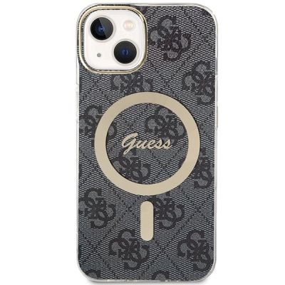 2. Etui Guess 4G MagSafe na iPhone 15 Plus / 14 Plus - czarne