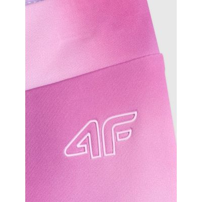 8. Legginsy kolarki sportowe dziewczęce 4F 4FJRSS26TFSTF139-90A