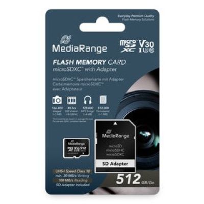 3. MediaRange MR947 pamięć flash 512 GB MicroSDXC UHS-I Klasa 10