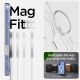 17. Etui Spigen Ultra Hybrid "T" MagSafe na iPhone 16 - białe