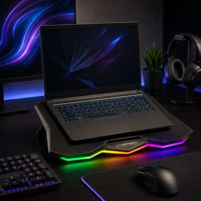 23. ESPERANZA PODSTAWKA CHŁODZĄCA GAMING RGB XALOK EGC110