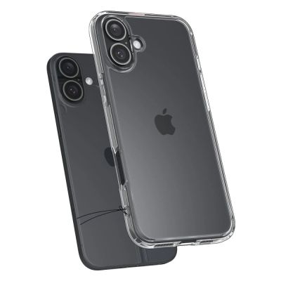 4. Etui Spigen Ultra Hybrid na iPhone 16 - przezroczyste