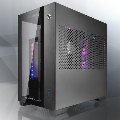 13. RAIJINTEK PAEAN Mini Mini Tower Czarny