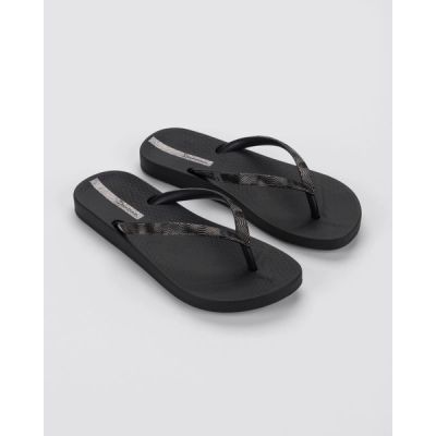 3. Ipanema Mesh IX klapki japonki damskie wygodne czarne