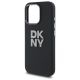 6. Etui DKNY Liquid Silicone Metal Logo na iPhone 16 Pro - czarne