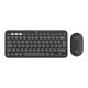 9. Logitech 920-012244 klawiatura Dołączona myszka Uniwersalne RF Wireless + Bluetooth QWERTY Amerykański międzynarodowy Grafitowy