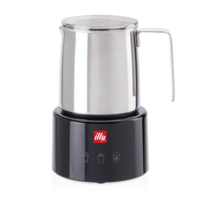 3. Spieniacz / podgrzewacz do mleka Illy 23760 Czarny, Stal nierdzewna