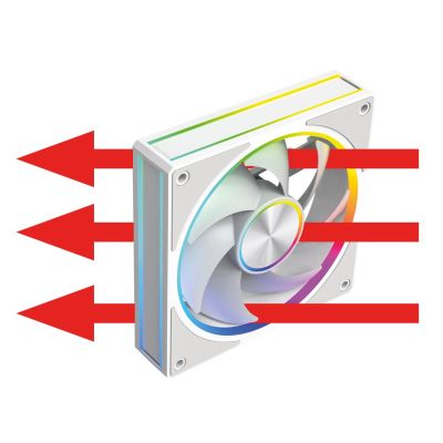 7. MODECOM VOLCANO LOOP 120 ARGB FAN BIAŁY