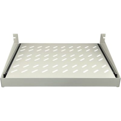 Półka wysuwana 19" 2U głęb. 350mm, kolor szary, 4 punkty mocowania ALANTEC