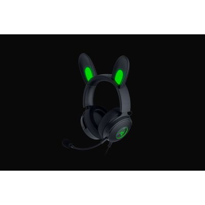 5. Razer Wired, Nauszne, Czarny, Zestaw słuchawkowy do gier, Kraken V2 Pro, Kitty Edition