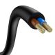 5. Baseus GaN3 Pro szybka ładowarka sieciowa GaN 2 x USB Typ C / 2 x USB 65W PD, QC4.0+, AFC, PPS + kabel USB Typ C - USB Typ C 1m czarny (CCGP040101)