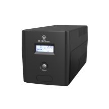 Zasilacz awaryjny UPS 1000VA/600W, 220V/50Hz, obudowa Tower, LCD, 4×CEE 7/3, USB, akumulatory VRLA 2×7Ah, kabel USB A-B 1.2 m, kabel zasilający CEE 7/7 1.4 m ALANTEC