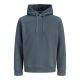 3. Jack&Jones męska bluza z kapturem JJCLEVELAND SWEAT HOOD SN 12298441 TURBULENCE