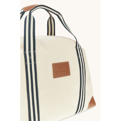 3. Torba Paul&Shark unisex z tkaniny — mleczna biel, model 26418103-469