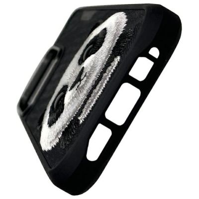 6. Etui Nimmy Big Eyed Pet 2.0 Panda na iPhone 16 Pro Max - czarne