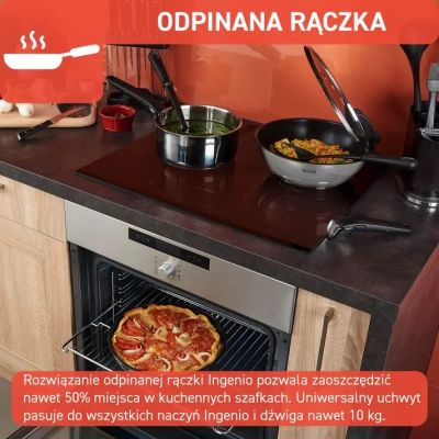 4. Zestaw garnków TEFAL Ingenio Emotion L897S574 5 ele