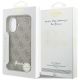 8. Etui Guess 4G Script MagSafe na iPhone 17 - brązowe