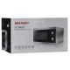 6. Kuchenka mikrofalowa SHARP YC-MG01E-S (800W; 20l; kolor srebrny)