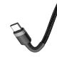 5. Kabel Baseus CATKLF-HG1 USB-C - USB-C PD QC 60W 3A 480Mb/s 2m - czarno-szary