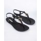3. Ipanema Sandal Class sandały japonki damskie modne czarne ze złotym