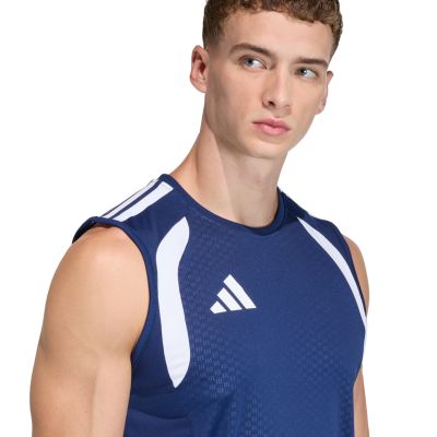 5. Koszulka męska adidas Tiro 26 Competition Sleeveless Jersey granatowa JY6433