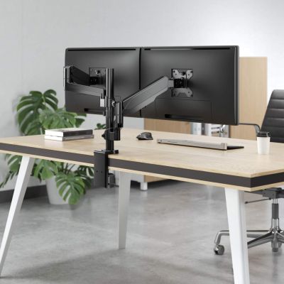 16. MANHATTAN RAMIĘ BIURKOWE 2X TV LED/LCD 17-32 CALE