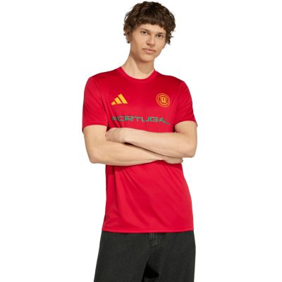 Koszulka męska adidas Portugalia 26 Away Jersey czerwona KH2310