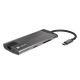 3. NATEC MULTIPORT ADAPTER FOWLER PLUS USB-C-> USB 3.0 3X, HDMI 4K, USB-C PD, RJ45, MICRO SD NMP-1690