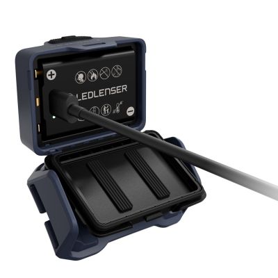 4. Latarka Ledlenser HF4R Smoky Blue