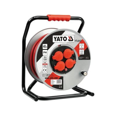 2. Yato YT-8107 kołowrotek 4 x gniazdo sieciowe 40 m
