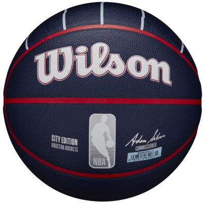 2. Wilson NBA Team City Collector Houston Rockets Ball WZ4016411ID Granatowe 7