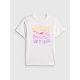 5. T-shirt bawełniany dziewczęcy 4F 4FJRSS26TTSHF3913-10S