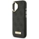 6. Etui Guess 4G Logo Plate MagSafe na iPhone 17 - czarne