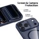 3. Etui Tech-Protect MagMat MagSafe na iPhone 17 Pro - przezroczysto-granatowe