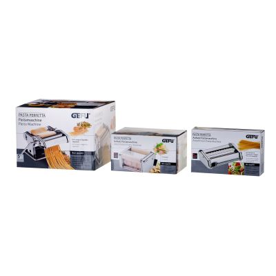 12. GEFU 28300 urządzenie do wyrobu makaronu i ravioli Ręczna maszynka do makaronu