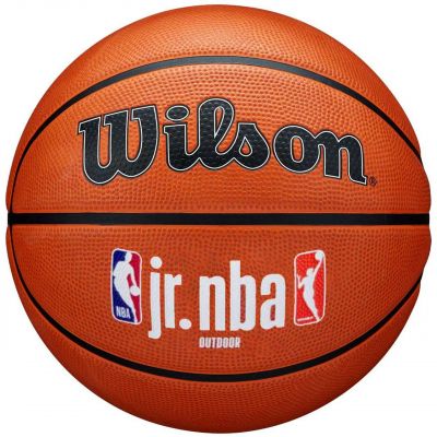 8. Piłka do koszykówki Wilson Jr NBA Logo Auth Outdoor WZ3011801XB6
