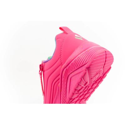 7. Skechers buty sneakersy sportowe dziecięce Uno Lite różowe wygodne