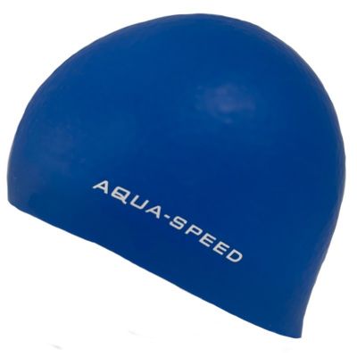 Czepek pływacki Aqua-Speed silikonowy 3D Cap 01 niebieski