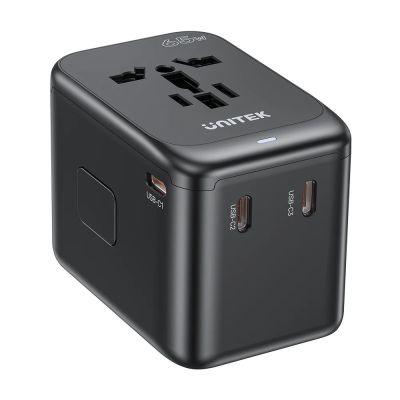 8. UNITEK ŁADOWARKA PODRÓŻNA EU/US/UK/AUS GAN PD 65W