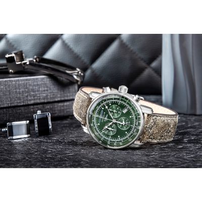 6. Zegarek Męski ZEPPELIN 100 Jahre Chronograph 8680-4 + BOX